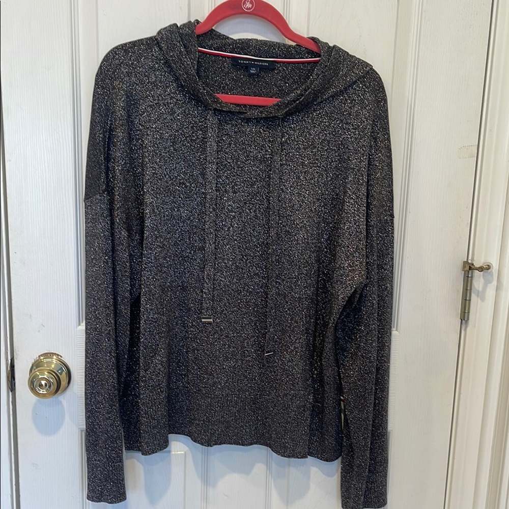 Tommy Hilfiger Black Sparkle Hoodie